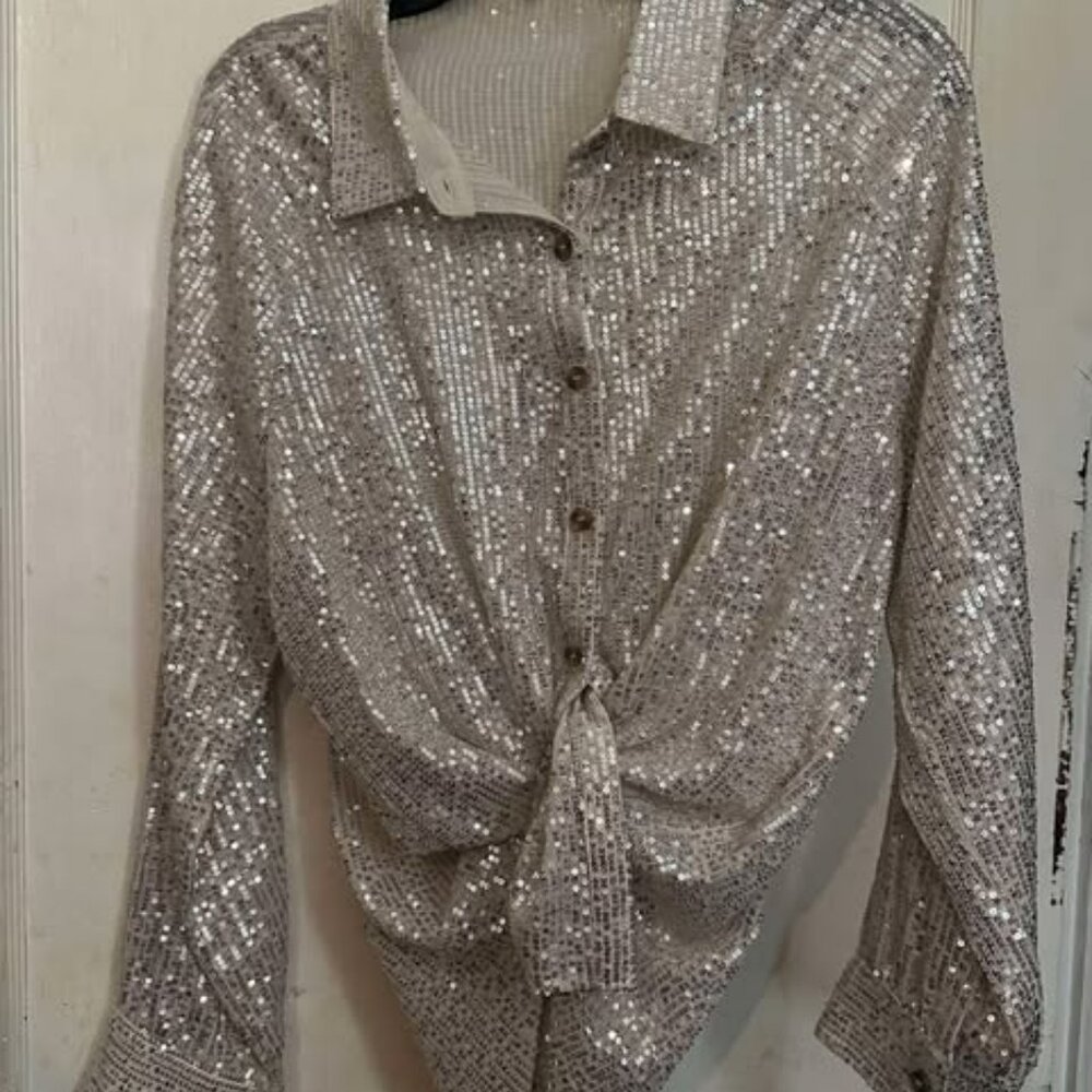 Sequined Blouse